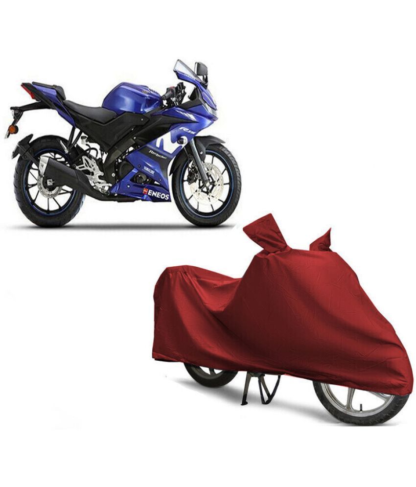     			EGAL Bike Body Cover for Yamaha 112_ YZF R15 V3 Moto GP Edition BS6 ( Pack of 1 ) , Maroon