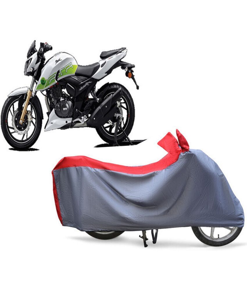     			EGAL Bike Body Cover for TVS 113_ Apache RTR 200 FI E100 ( Pack of 1 ) , Red