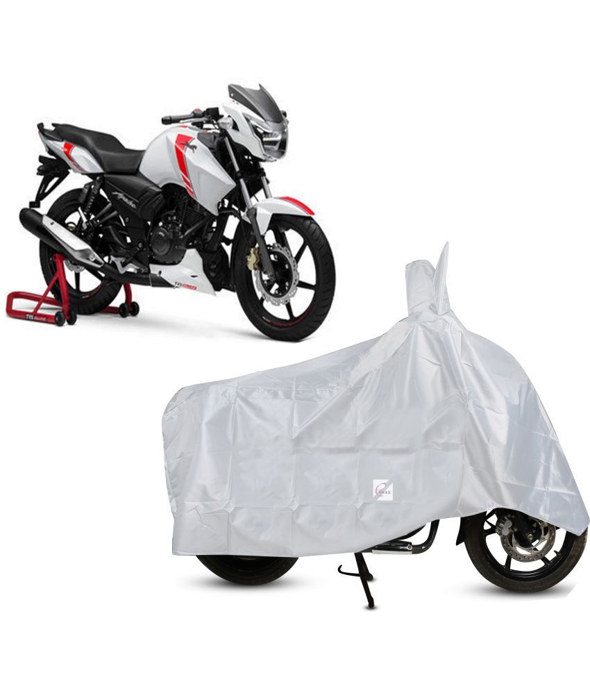     			EGAL Bike Body Cover for TVS TVS Apache RTR 160 ( Pack of 1 ) , Silver