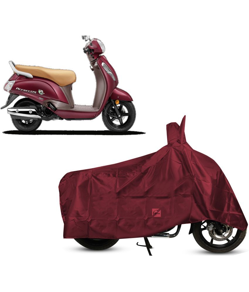     			EGAL Bike Body Cover for Suzuki Suzuki Access 125 SE BS6 ( Pack of 1 ) , Maroon