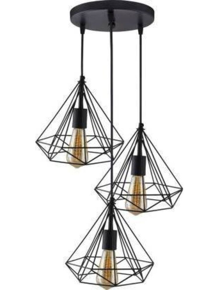     			ZESTRUM Aluminium Pendant Black - Pack of 1