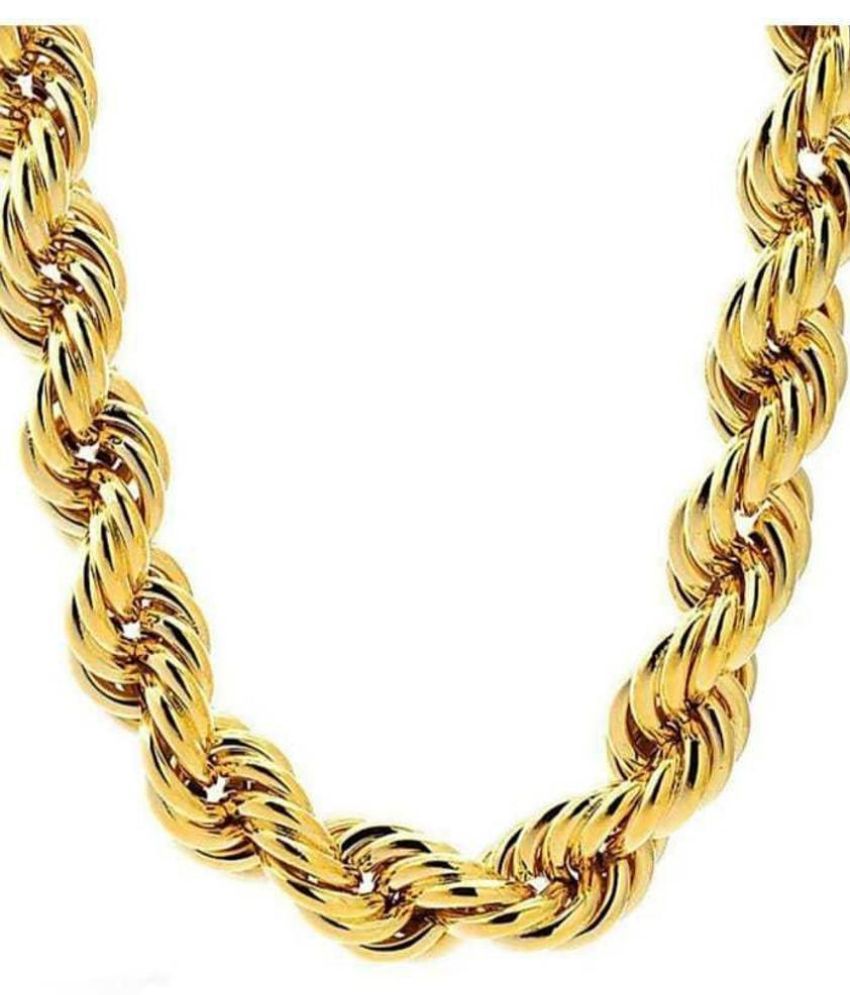     			db enbloc Rhodium Plated Chain ( Set of 1 )