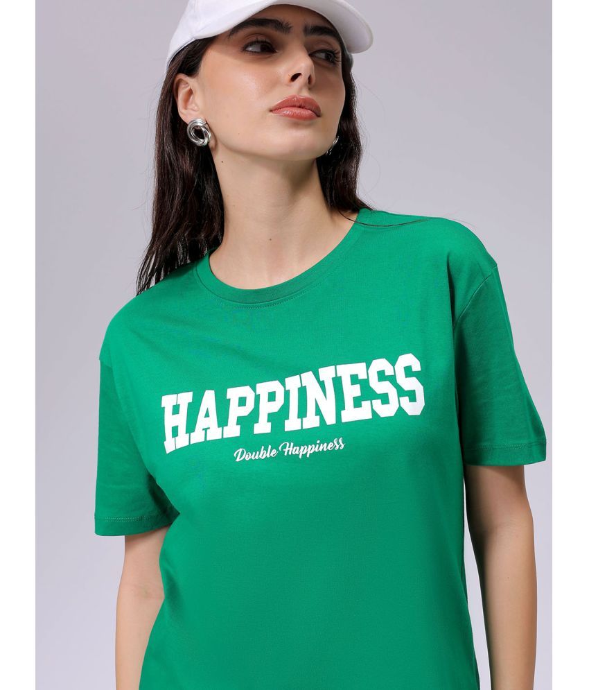     			Freehand Pack of 1 Cotton Women's T-Shirt ( Green )