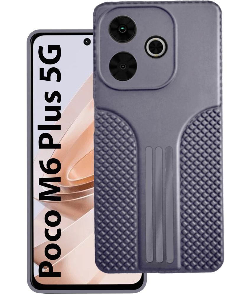     			Knotyy Plain Cases Compatible For Silicon Poco M6 Plus 5G ( Pack of 1 )