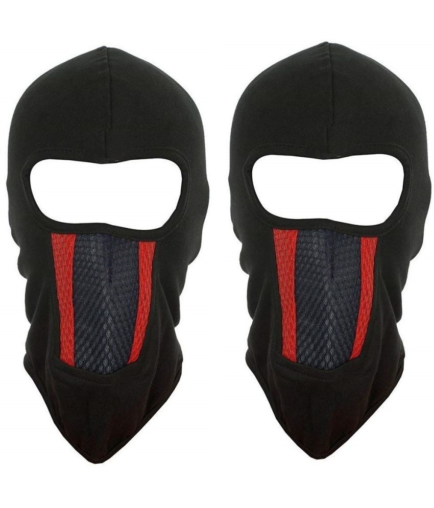     			H International Black Bike Face Mask Riding Mask for Men & Women