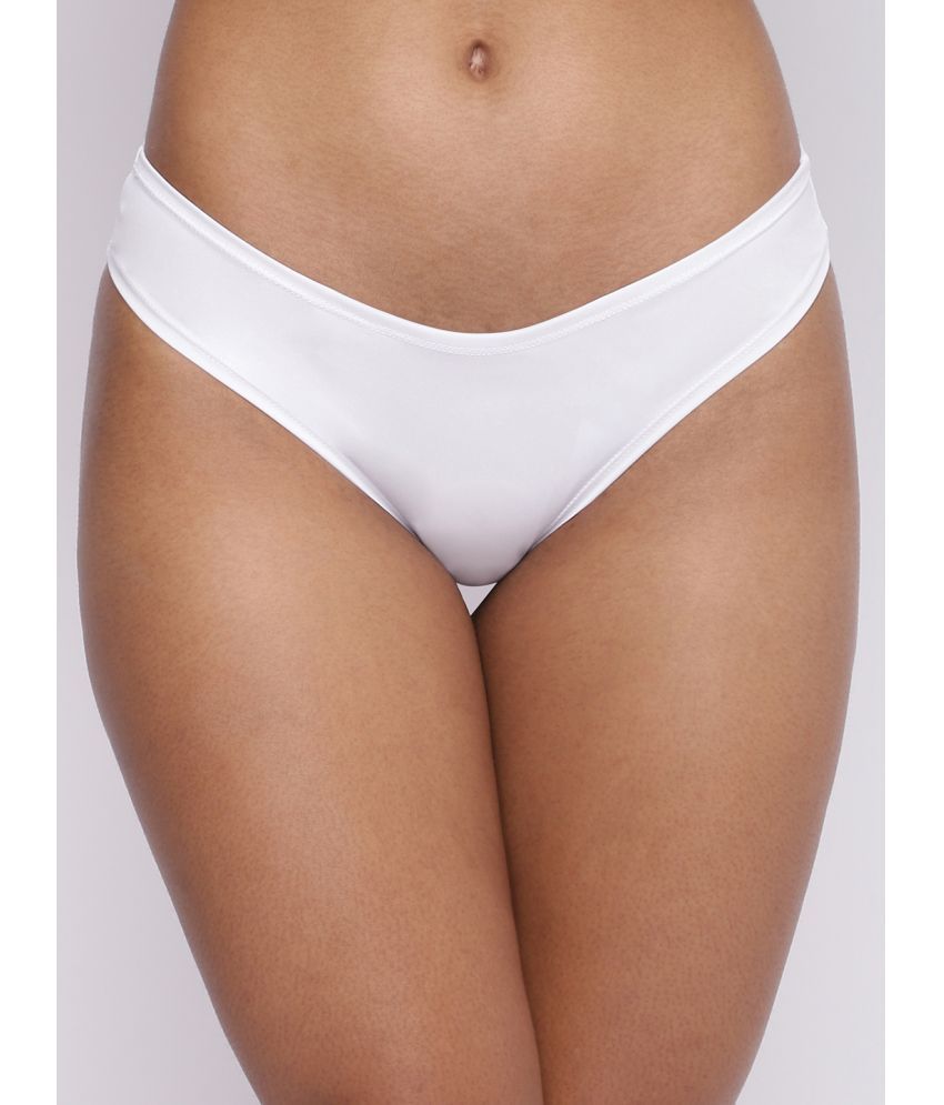     			La Intimo Pack of 1 Polyester Briefs For Women ( White )