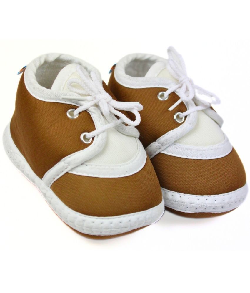     			Neska Moda - Coffee  Booties For Baby Boy & Baby Girl 6-12 Months ( Pack of 1 )