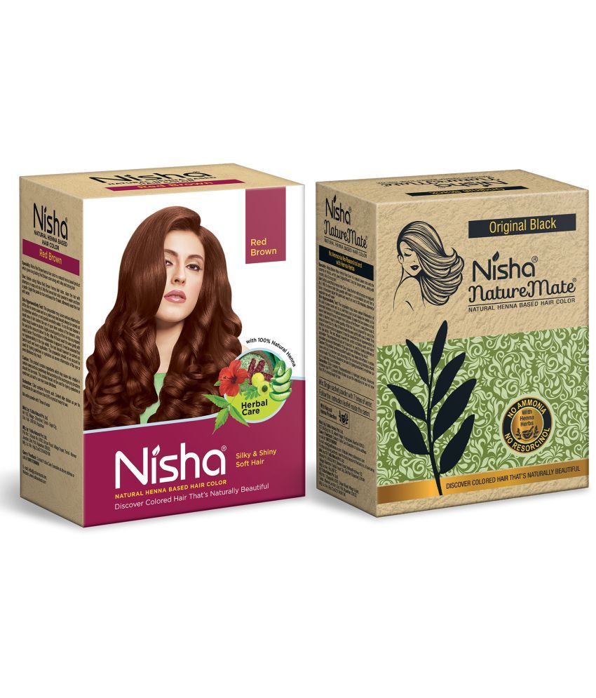     			Nisha Henna Based Color Ammonia Free Permanent Hair Color 150 g Brown