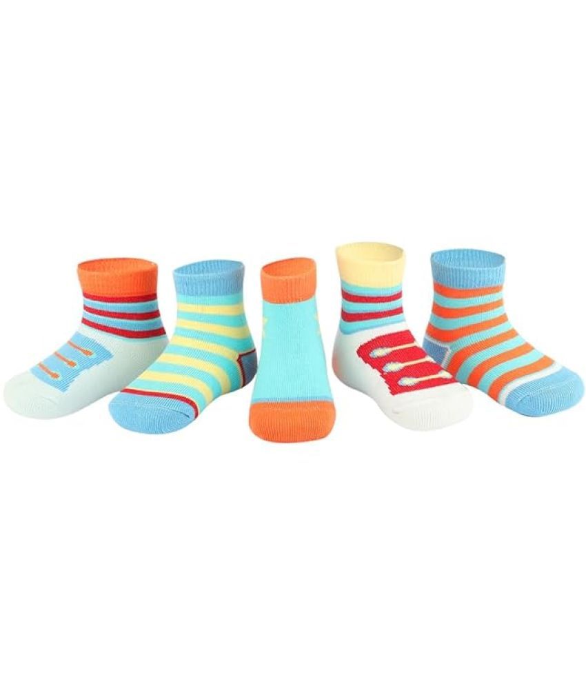     			SOX 23 Pack of 5 Baby Boys Cotton No Slip Socks ( Multicolor )