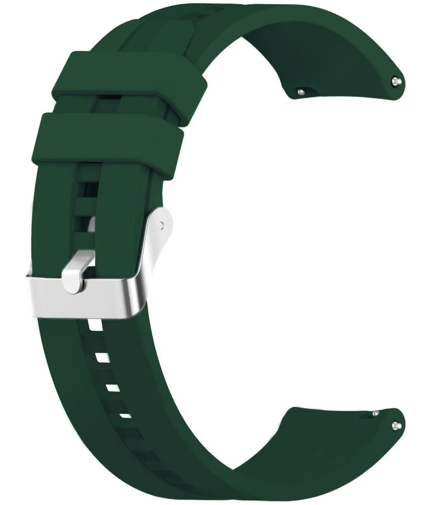     			ACM Watch Strap Silicone Belt 22mm compatible with Fastrack Volt S1 Smartwatch Classic Band Green