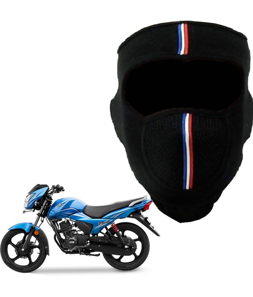     			AKSMIT Black Solid Others Bike Face Cover M