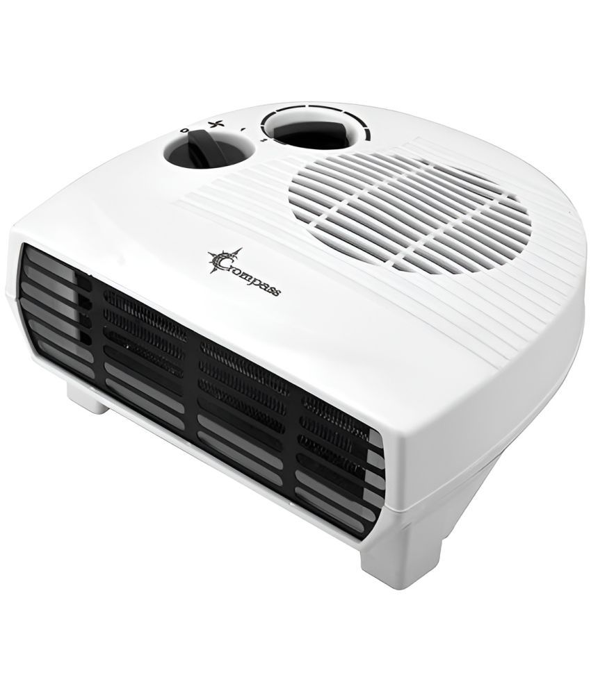     			Crompass Room Heater for Home White Fan Heater