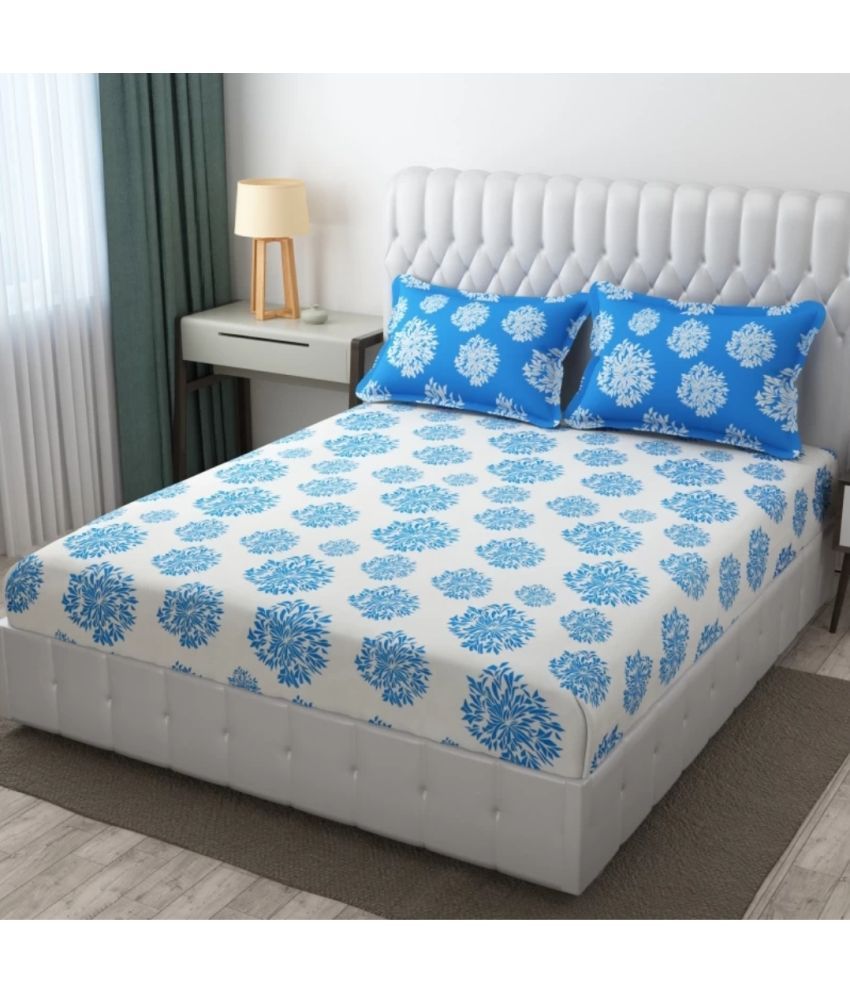     			Decent Home Cotton Abstract Printed Fitted ( Double Bed ) - Multi