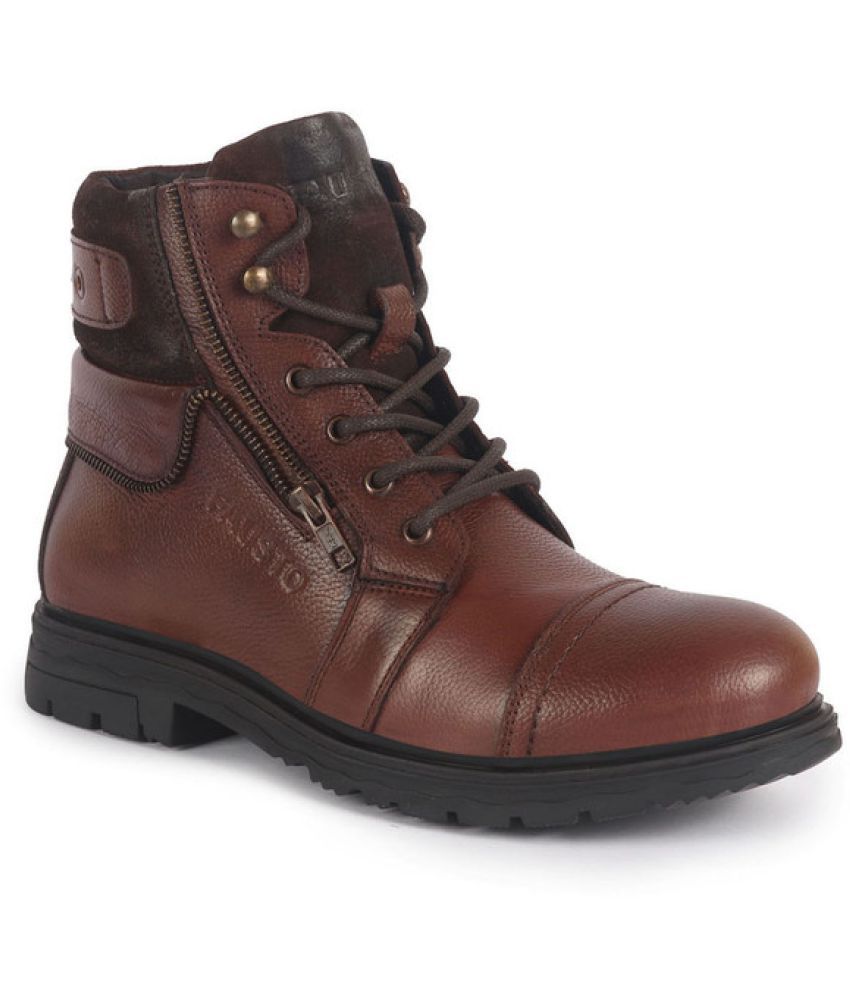     			Fausto Tan Men's Hiking & Trekking Boots