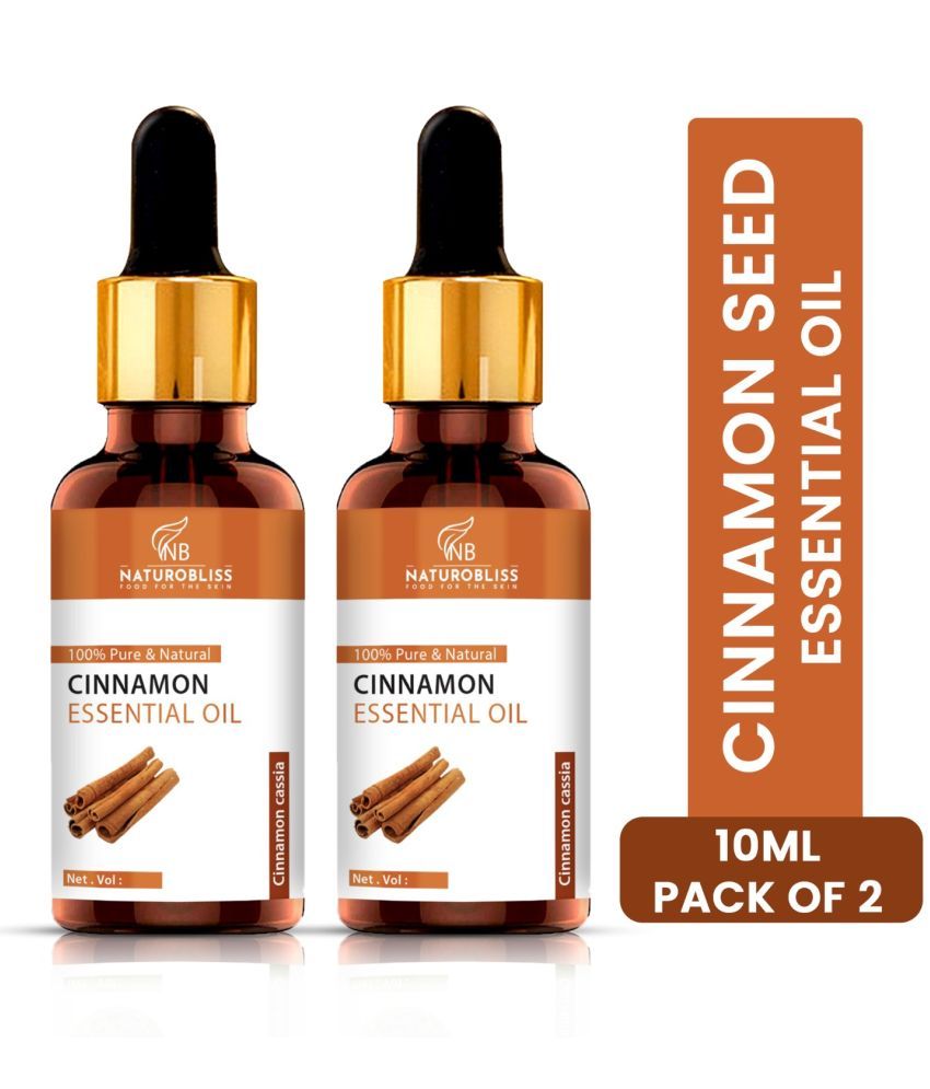     			NaturoBliss Cinnamon Essential Oil With Dropper 10 mL ( Pack of 2 )