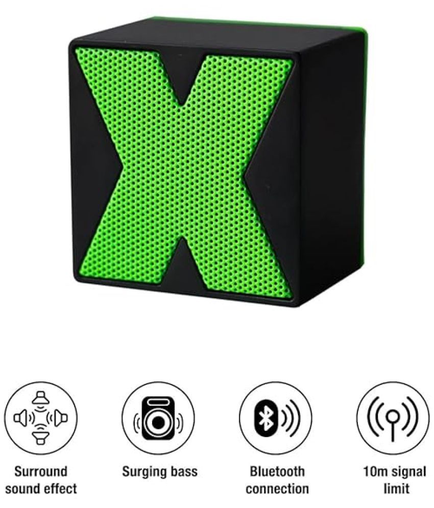     			OLIVEOPS X1 4 W Bluetooth Speaker Bluetooth v5.0 with 3D Bass Playback Time 7 hrs Assorted