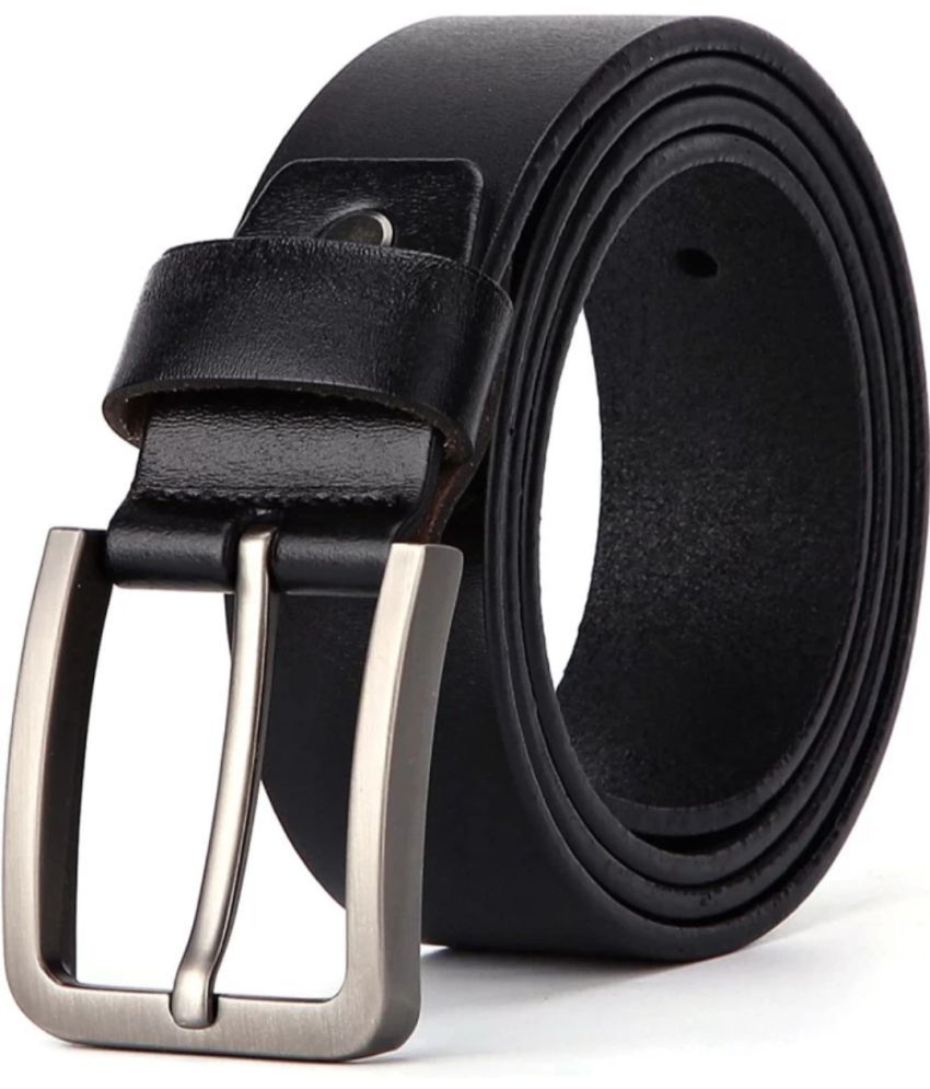     			THIBAULT - Black 100% Leather Men's Casual Belt ( Pack of 1 )