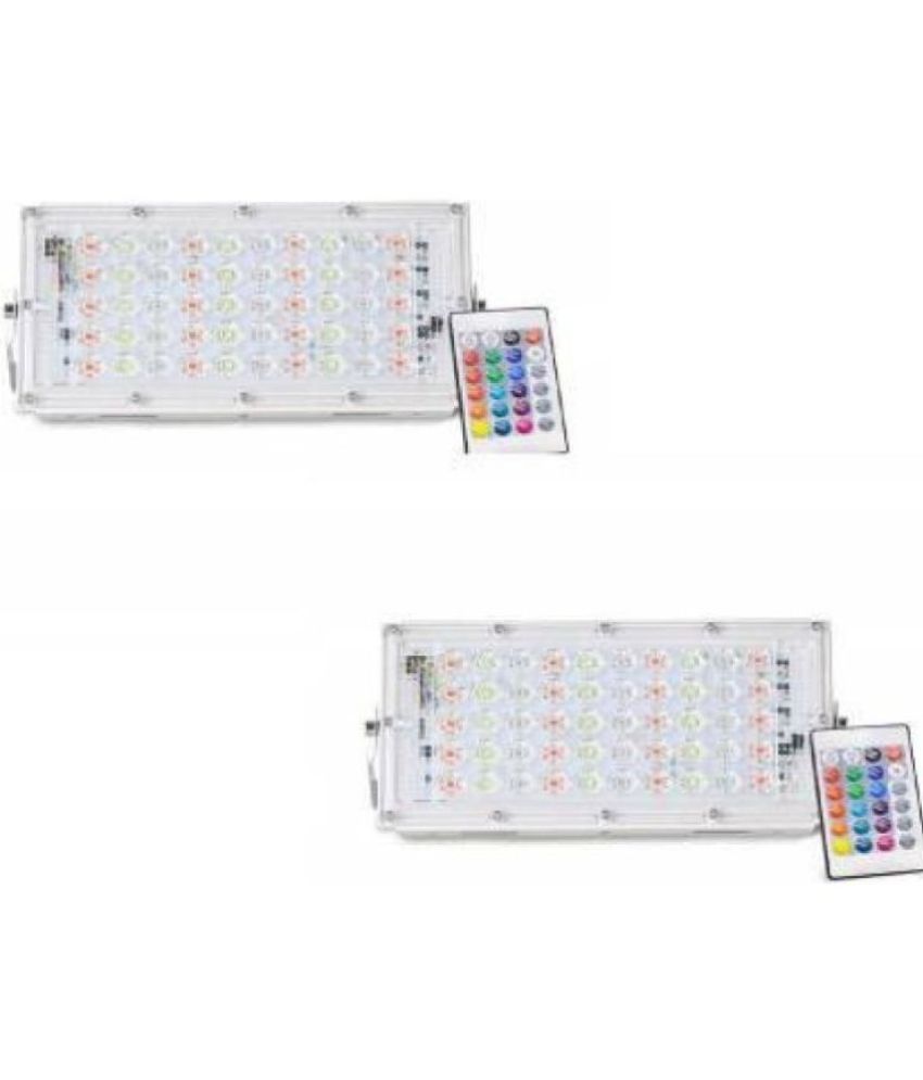     			ZESTRUM Flood Light RGB - Pack of 2