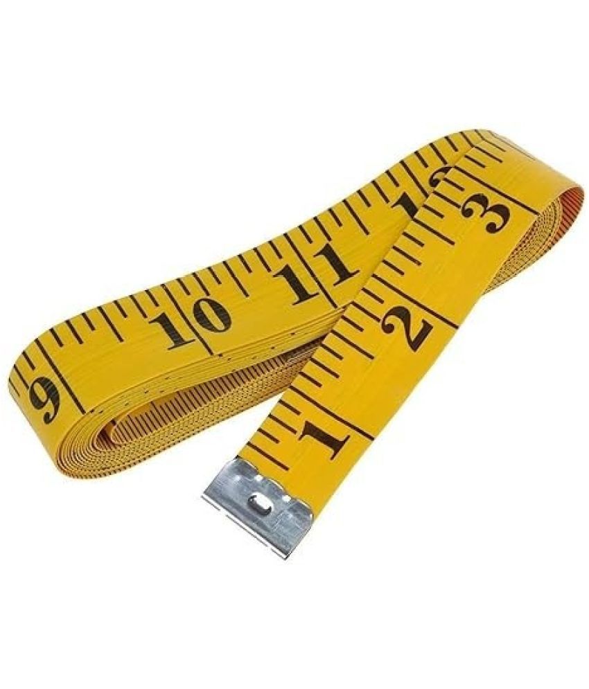     			Eclet Durable Soft Sewing Tailor Tape Body Measuring Dress-Making Measure Ruler, 1.50 Meter, 150 cm, Multicolour(O)