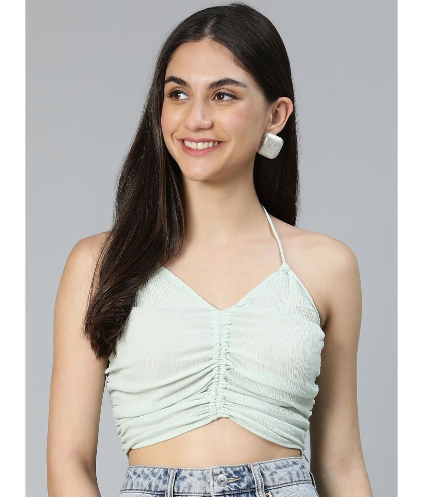     			Oxolloxo Green Cotton Women's Regular Top ( Pack of 1 )