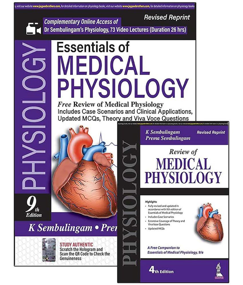     			ESSENTIALS OF MEDICAL PHYSIOLOGY (FREE REVIEW OF MEDICAL PHYSIOLOGY) Paperback