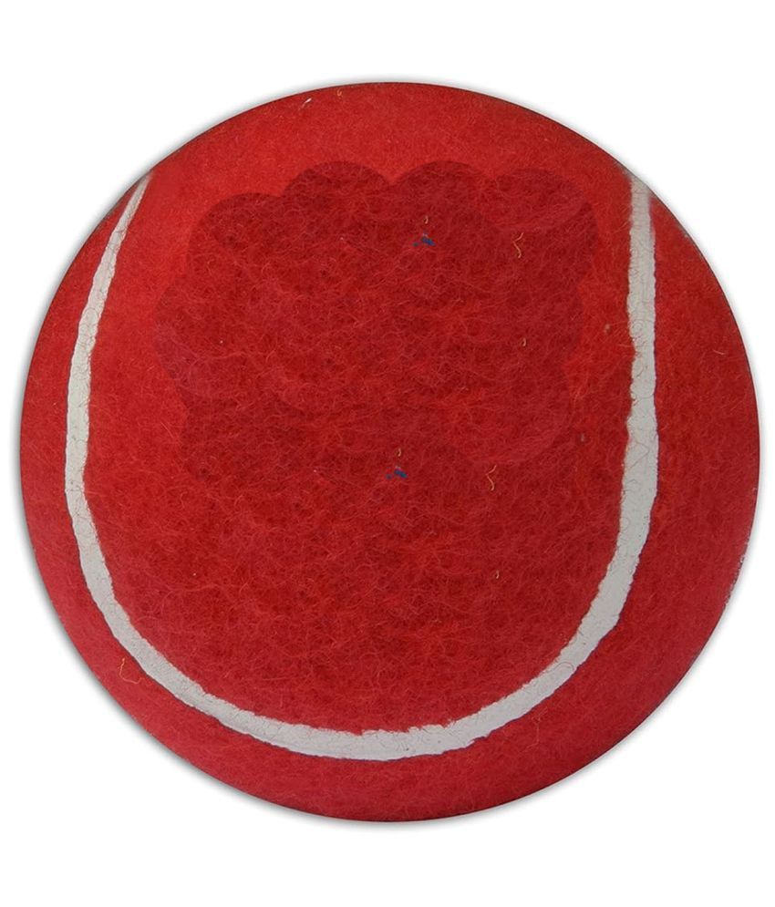     			EmmEmm Red Rubber Cricket Ball ( Pack of 1 )