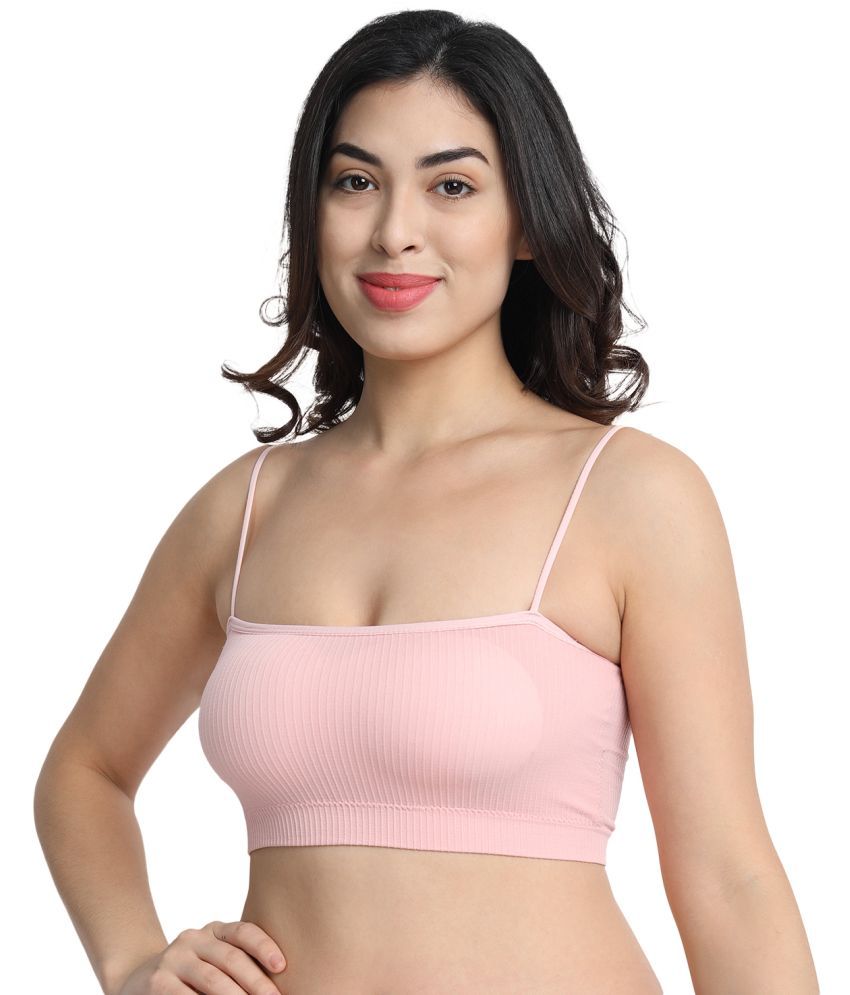     			Flenzy Pack of 1 Cotton Blend Heavily Padded Everyday Bra For Women ( Pink )