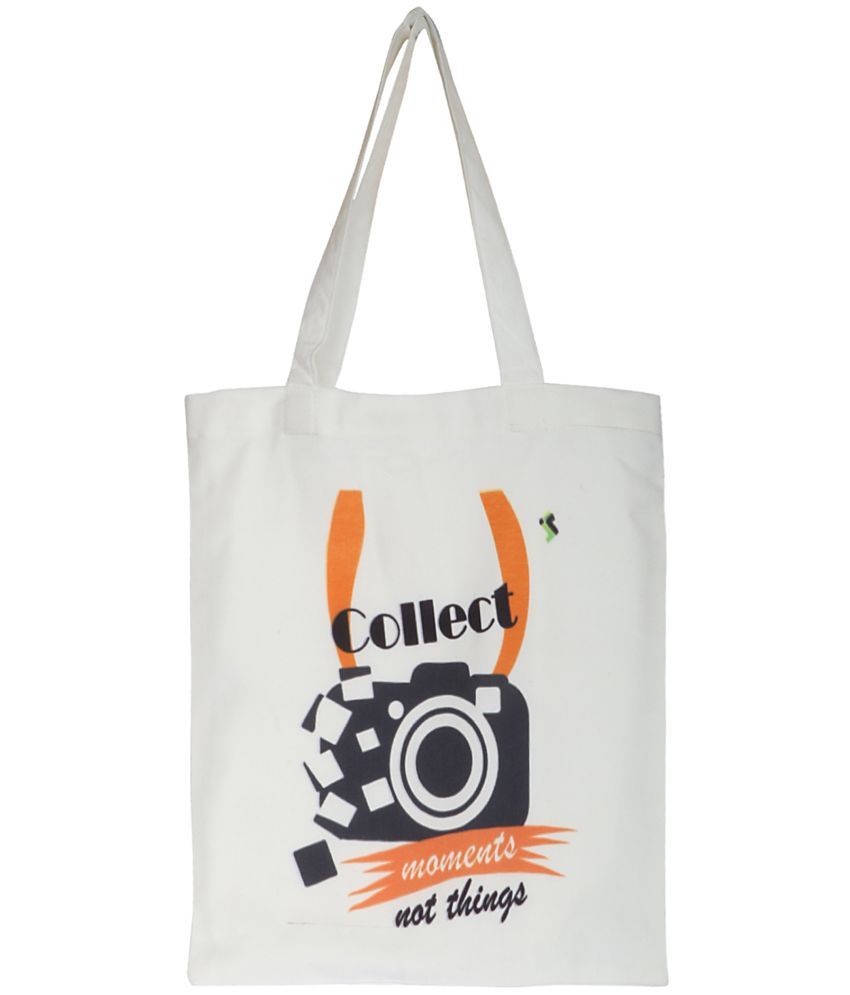     			Jellify Tote Bag Canvas Set of 1 ( Orange )