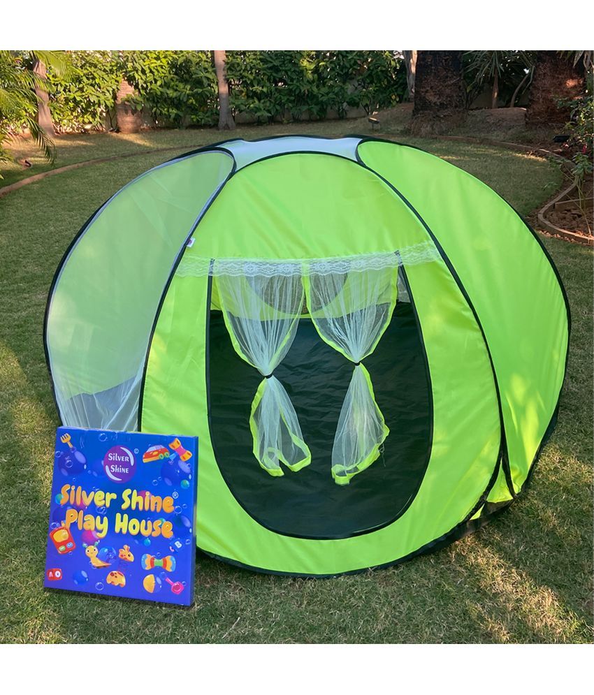     			Kids Star Tent Play House Patterns Foldable Popup for Boys & Girls