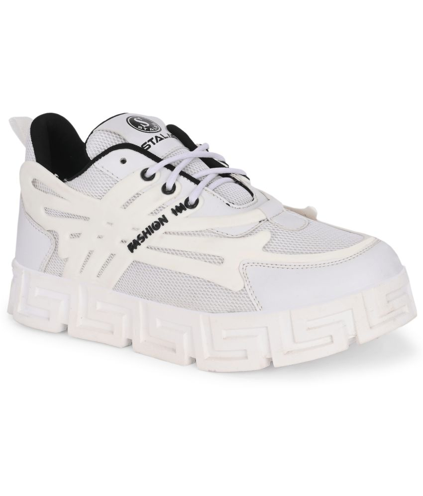     			STALAG Sneakers For Men White Men's Outdoor Shoes