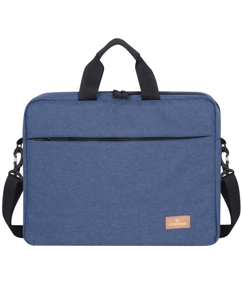     			Starwood Blue Solid Messenger Bag