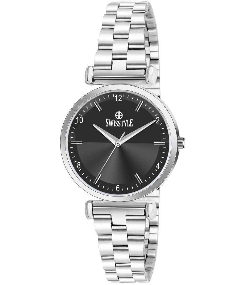     			Swisstyle Silver Stainless Steel Analog Womens Watch