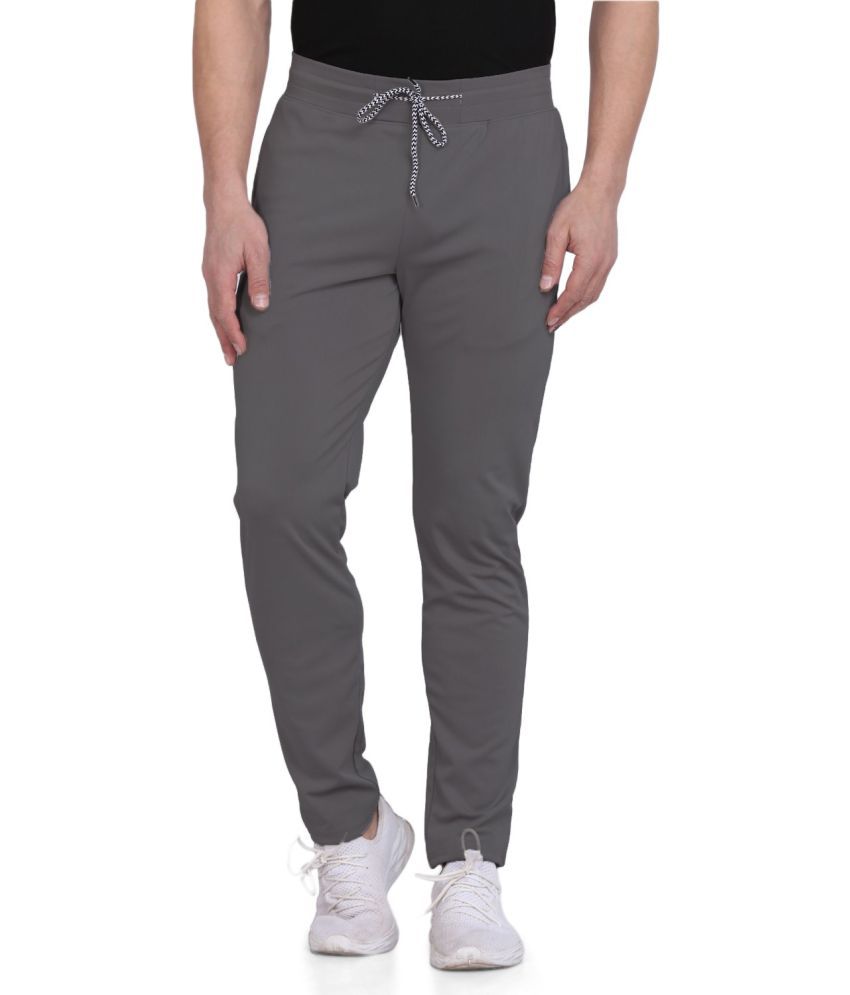     			TQH Grey Polyester Men's Trackpants ( Pack of 1 )