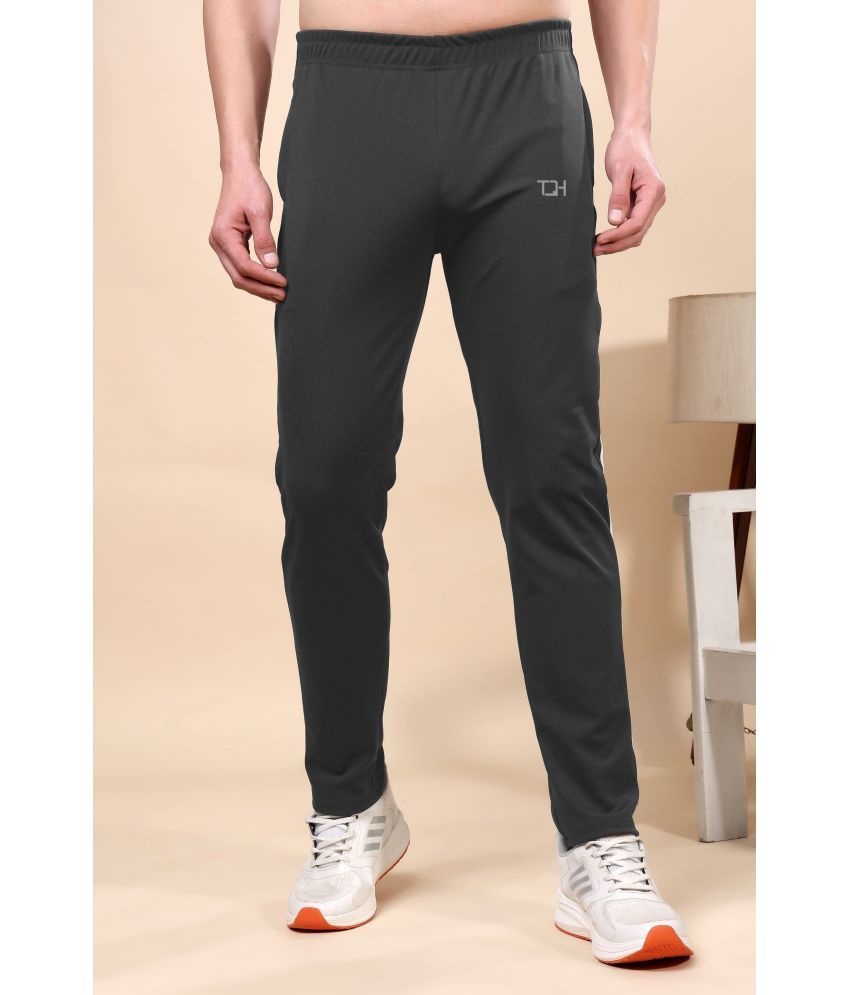     			TQH Grey Polyester Men's Trackpants ( Pack of 1 )