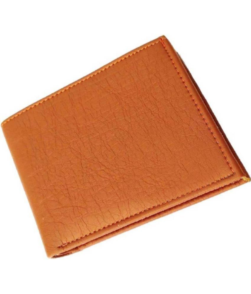     			Classic World PU Self Design Men's RFID Wallet With 9 Slots For Card ( Tan , Pack of 1 )