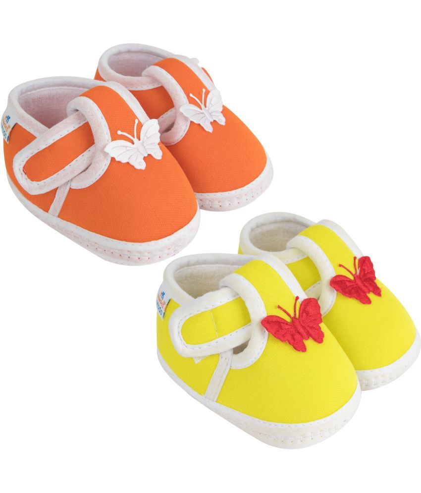     			Neska Moda - MultiColor  Booties For Baby Boy & Baby Girl 6-12 Months ( Pack of 2 )