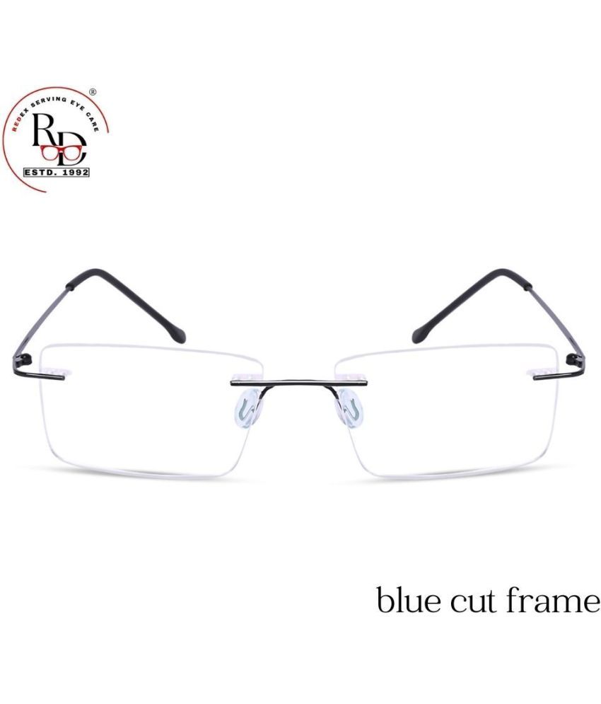     			Redex Rectangle Rimless Reading Glasses