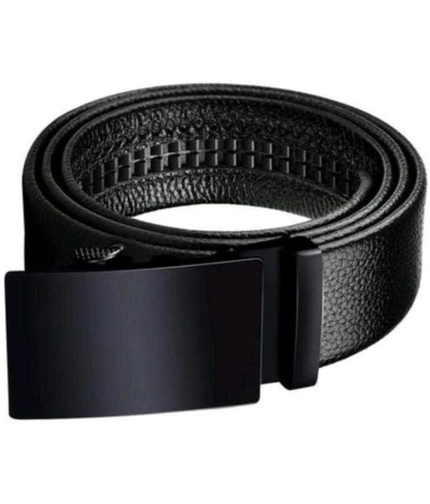     			Classic World - Black Synthetic Men's Formal Belt ( Pack of 1 )