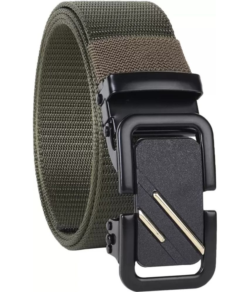     			Classic World - Green Nylon Men's Casual Belt ( Pack of 1 )