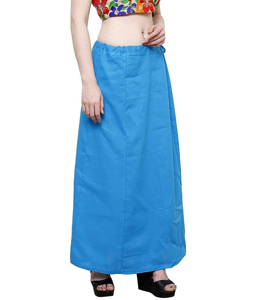     			D1 DIFFERENT ONE Blue Cotton Petticoat - Single