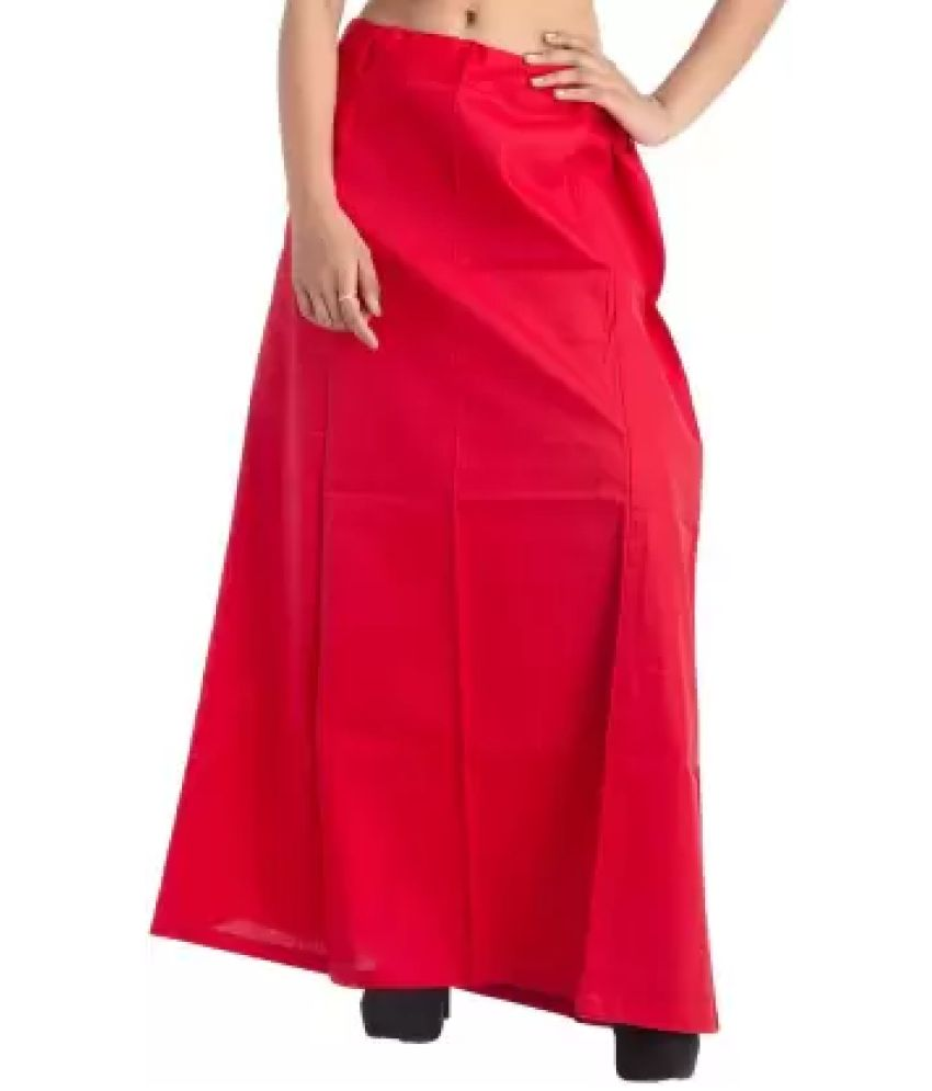     			D1 DIFFERENT ONE Red Cotton Petticoat - Single