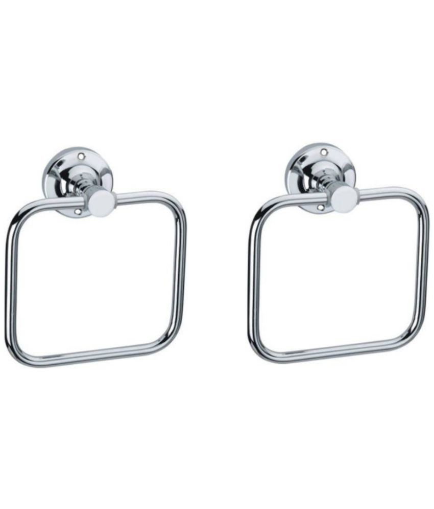     			COSVIT - Towel Hanger Steel Square– 2pcs