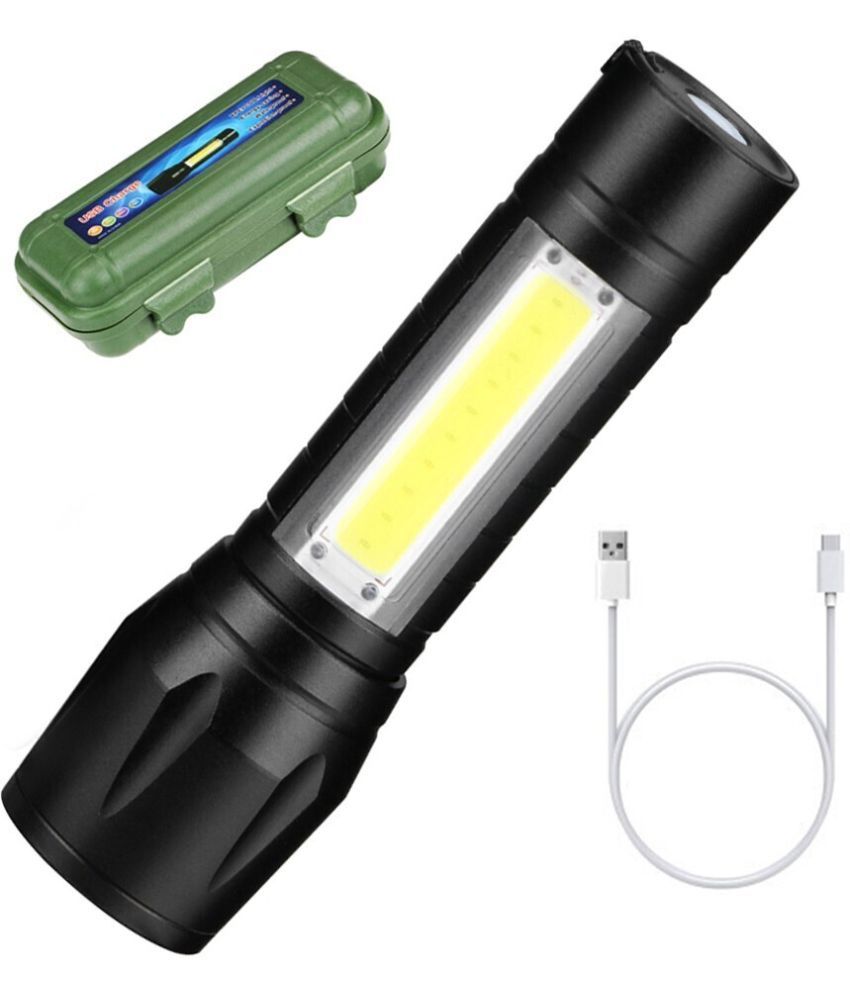     			CRS - 2W Rechargeable Flashlight Torch ( Pack of 1 )