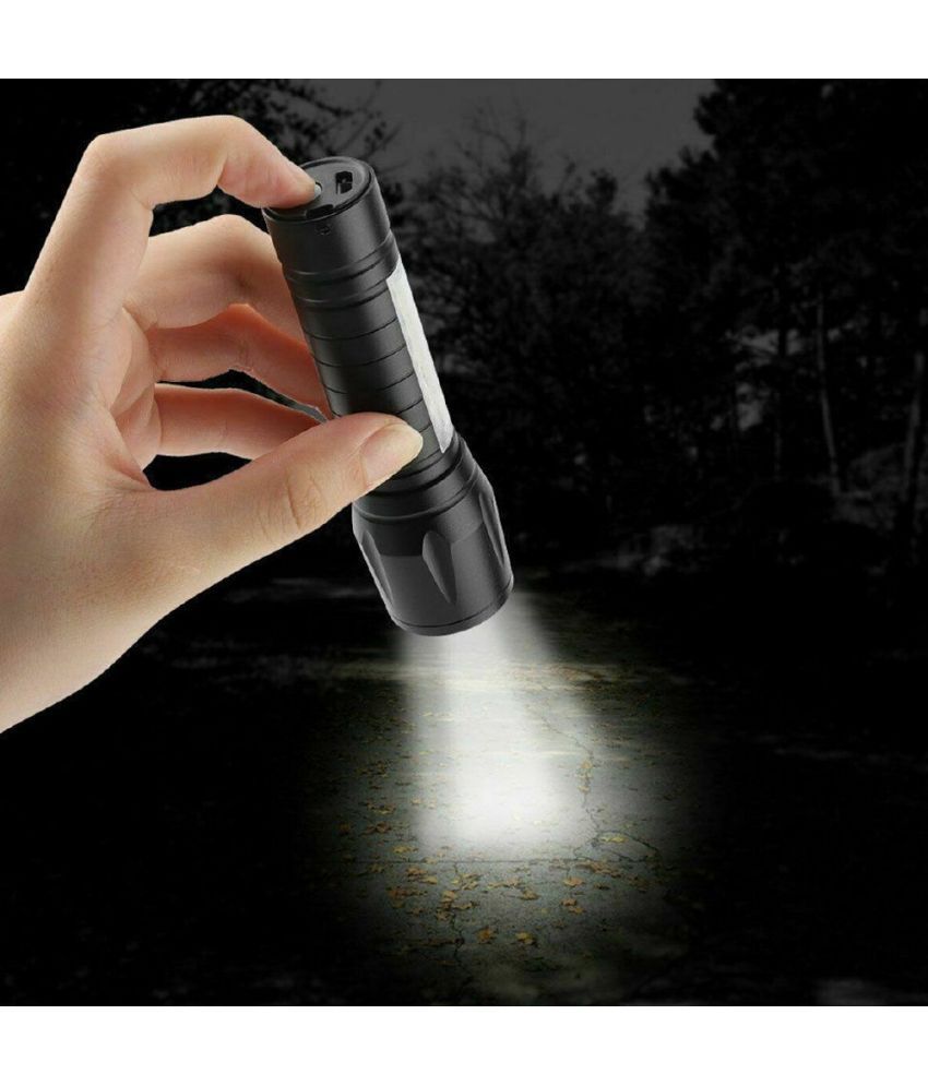     			CRS - 2W Rechargeable Flashlight Torch ( Pack of 1 )