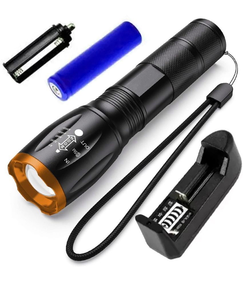     			CRS - 2W Rechargeable Flashlight Torch ( Pack of 1 )