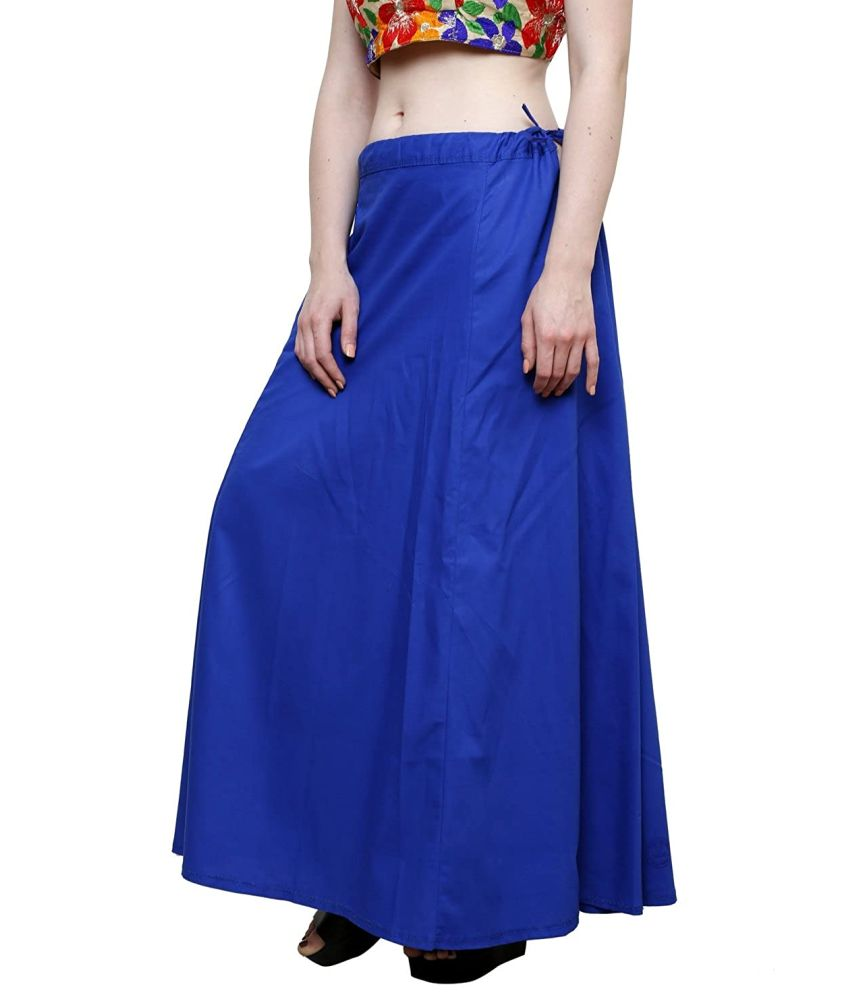     			D1 DIFFERENT ONE Blue Cotton Petticoat - Single