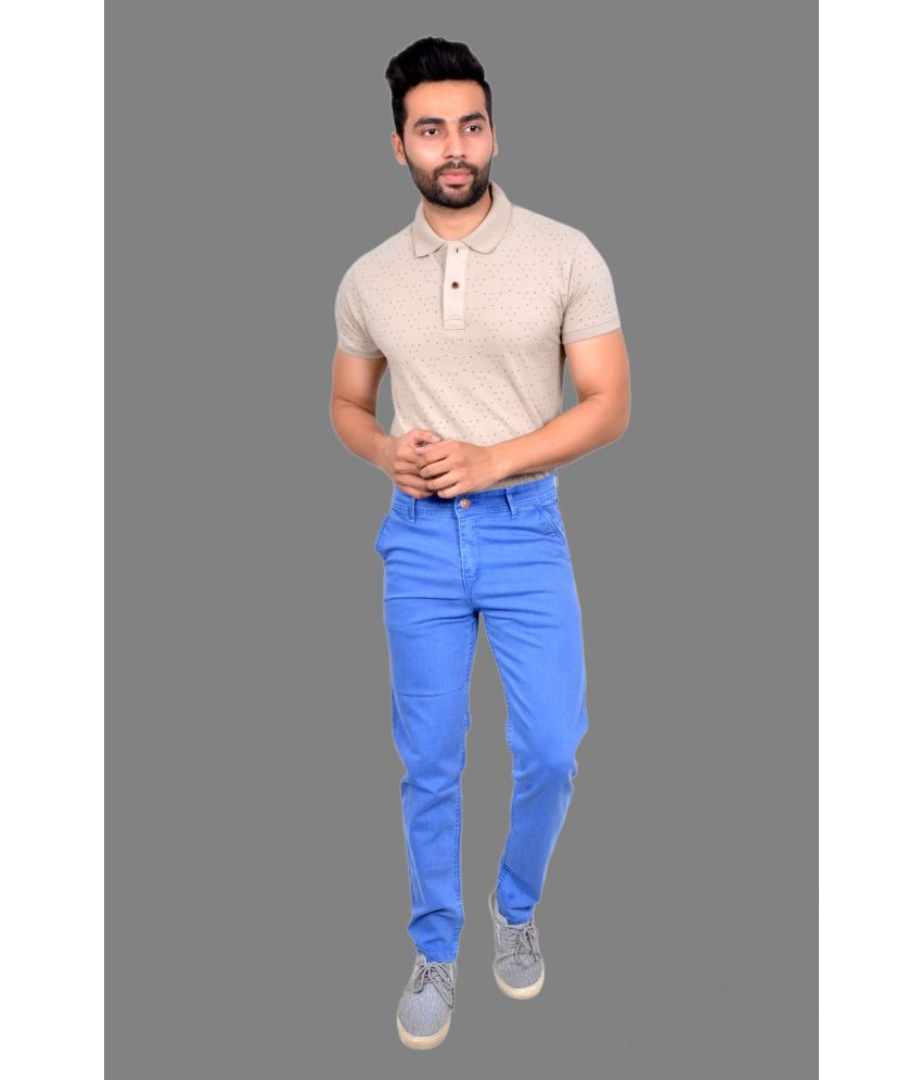     			DWIDEN Slim Fit Basic Men's Jeans - Light Blue ( Pack of 1 )