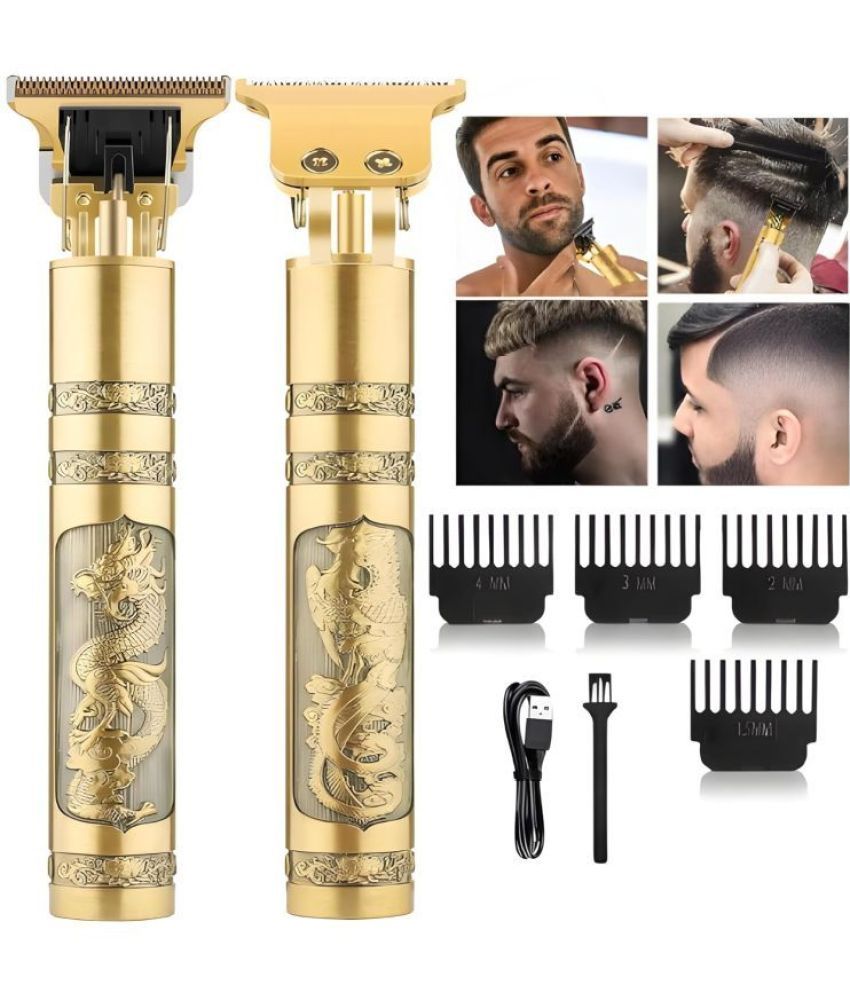     			GATIMAN Beard Hair Trimmer Gold Cordless Beard Trimmer With 120 minutes Runtime