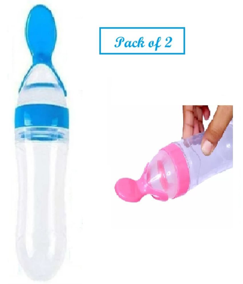     			Qin Pin 90 Multicolor Feeding Bottle ( Pack of 2 )