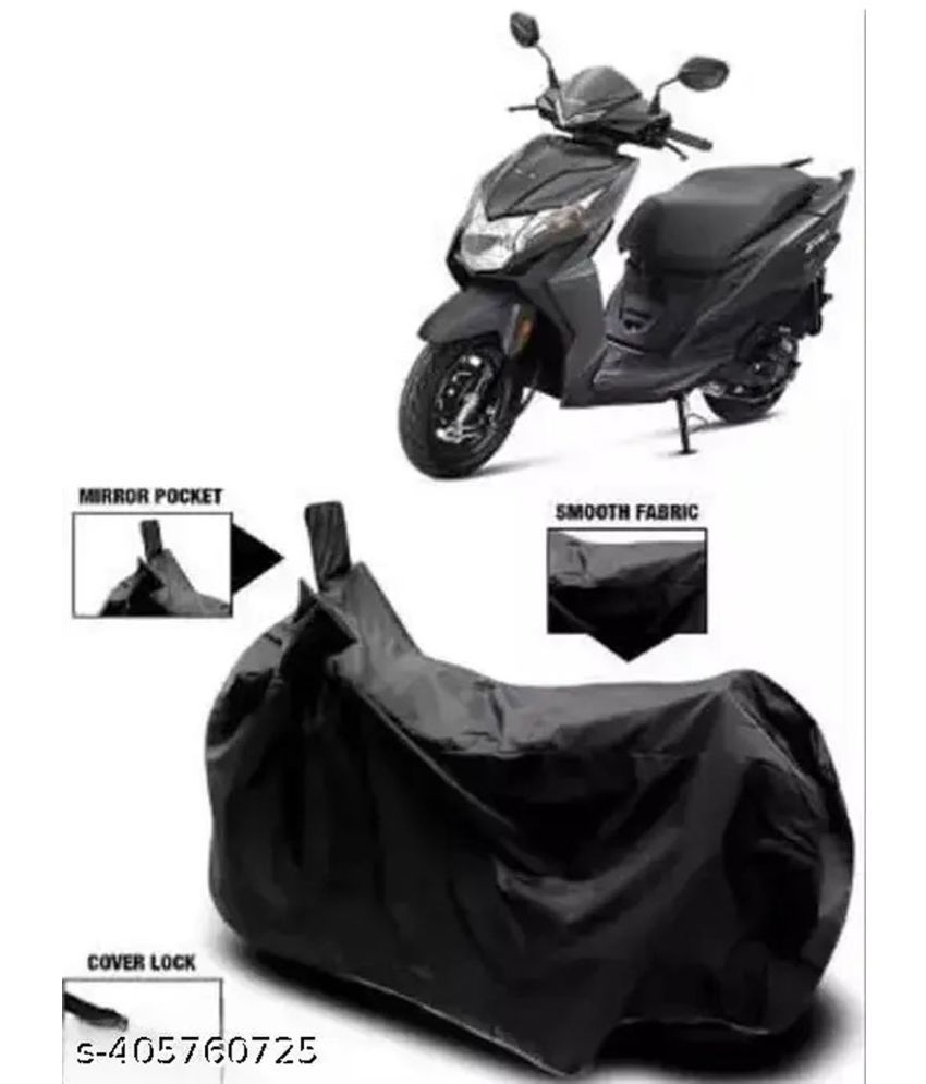     			RONISH Bike Body Cover for Honda Honda Dio ( Pack of 1 ) , Black